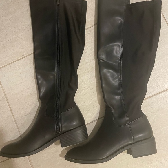 Steve Madden Black Over the Knee Boots